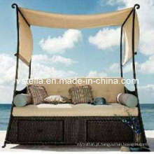 Rattan Jardim Patio Wicker Sunbed